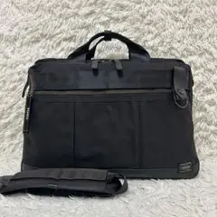 PORTER ポーター ヒート 2室 ブリーフケース メンズ 블랙