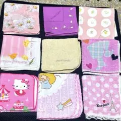 レディースハンカチ 9枚まとめ売り！HANAE MORI、プライベートレーベル等