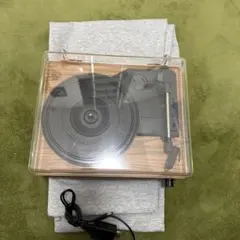 美品】木目調 ダブルCD録音機能 マルチレコードプレーヤー DCT-7000W