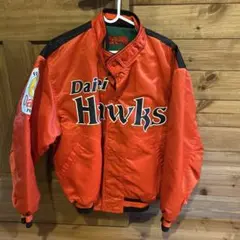 ダイエー ホークス ナイロンジャケット 90s 福岡ダイエーホークス 当時物 スタジャン ナイロン