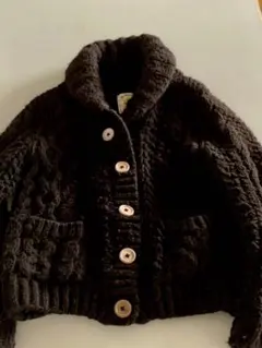 レイビームス　ペルーニットカーディガン/ニット