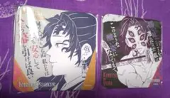 鬼滅の刃 原画展 アートコースター 黒死牟 継国縁壱 匿名配送