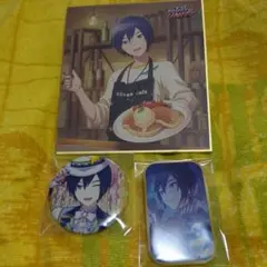 プロジェクトセカイ　プロセカ　KAITO 色紙　缶バッジ