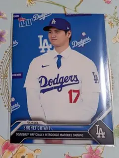 Topps NOW 大谷翔平 ドジャース 入団会見 カード