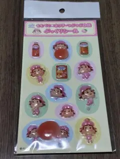 不二家 ももぺこ×ネクターつぶつぶ白桃 ぷっくりシール