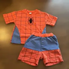 スパイダーマン 半袖T、ショートパンツ セットアップ　110cm