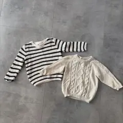 H&M 2点セット　セーター　ニット　86