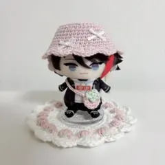 にじぱぺっと ぬい服 バケハ ポシェット いちご ピンク