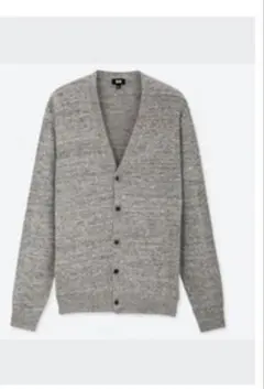 【新品】UNIQLO リネンブレンド Vネックカーディガン XLのサムネイル