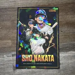 ２０２６プロ野球チップス　第１弾 中田翔 レジェンドカード 箔押しサイン入り