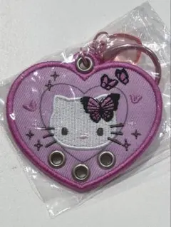 ハローキティ 刺繍カスタムキーホルダー デザインA
