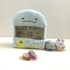 すみっコぐらし　グッズいろいろ　まとめ売り　手のりぬいぐるみ　　とかげのお家