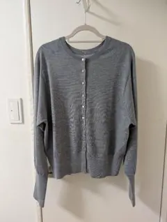 green label relaxing カーディガン グレー エブリィ ニット