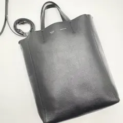 【良品✨】celine セリーヌ　2way ハンドバッグ　ショルダー　黒　革