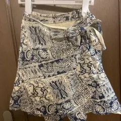 巻きスカート風ショートパンツ