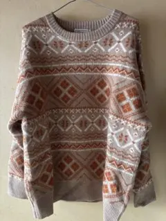 ノルディックセーター ニット