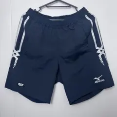 mizuno ミズノ メンズ 卓球 パンツ 黒 白 S