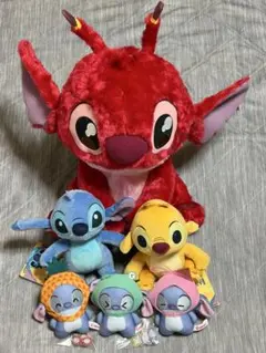 ディズニーストア スティッチ ぬいぐるみ トナカイ クリスマス レア