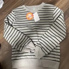ストライプ 長袖カットソー 130cm