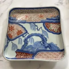 ル*き様 古伊万里？　伊万里焼？　角皿