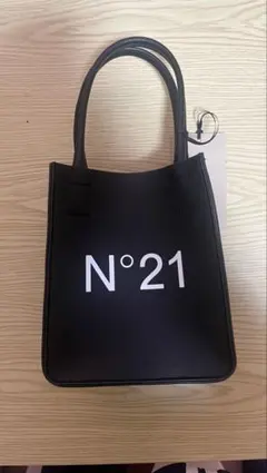 N°21 ブラック トートバッグ ミニバック