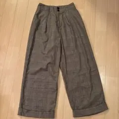 AMERICAN HOLIC チェック柄 ワイドパンツ Mサイズ
