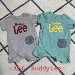 双子Buddy Lee ロンパース 2点セット