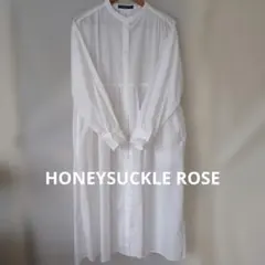 Honeysuckle Rose ホワイトシャツワンピース M