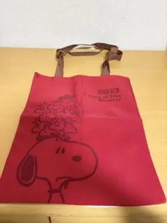 Snoopy 2017 トートバッグ スヌーピー 赤