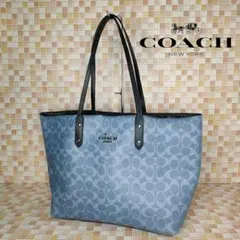 COACH 　コーチ　シグネチャー　ハンドバッグ　トートバッグ