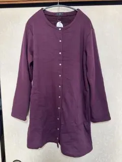 DHC あったかポカポカカーディガン　新品タグ付き　L ボルドー