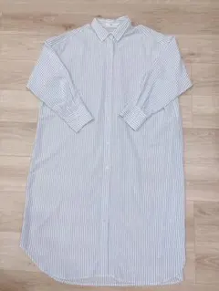 samansa mos2 ストライプロングシャツ