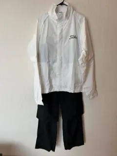 新品 タイトリスト レインウェア 上下セット LL 2WAY ウィンドブレーカ