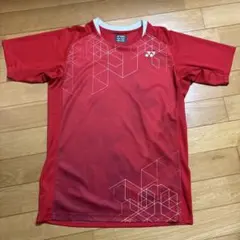 YONEX 赤 ゲームシャツ　Mサイズ