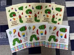 エリックカール　はらぺこあおむし　ハンドタオル　新品未使用　2種　6枚まとめ売り