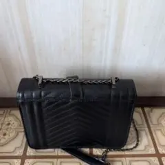 オマケ付き！ブラック キルティング ショルダーバッグ