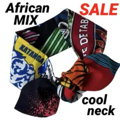 SALE‼️アフリカンバティック かけらを集めて クールネック