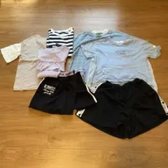 サイズ130 夏のTシャツとショートパンツセット　無印Tシャツのみ140