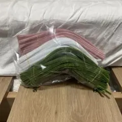 モール 3色セット 緑・白・ピンク