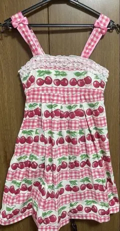 新品タグ】希少 シャーリーテンプル いちごワンピース ストロベリー 