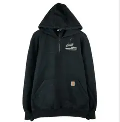 古着カーハートCarhartt Loose Fitスウェットハーフジップパーカー