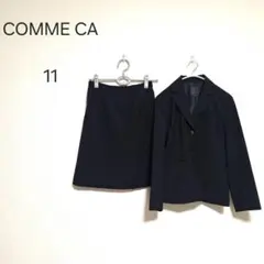 593＊COMME CA コムサ スカート ジャケット セットアップ スーツ上下