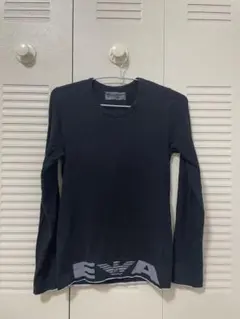 EMPORIO ARMANI ブラック 長袖カットソー Lのサムネイル