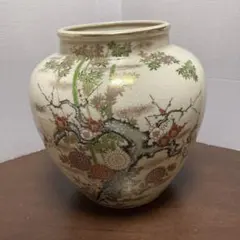 ★九谷焼✦眞榮★ビンテージ品✦❀花入れ✿壺 ☆九谷焼✦眞榮☆ビンテージ品✦❀花入れ✿壺 ☆九谷焼