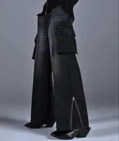 ADRER エクストラクオリティディフォーメーションフレアカーゴパンツ