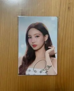 TWICE　ナヨン　eyestor サイン入りポートレートカード