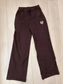 nerdy トラックパンツ ブラウン xsサイズ