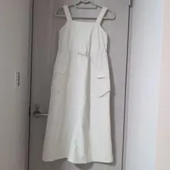 GU デニムサロペットドレス S ナチュラル