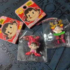 ご当地ペコちゃんストラップ２点セット
