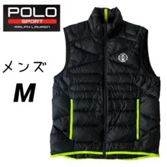 Polo sportダウンベスト ホワイト/ブラック 750 POLO RALPH LAUREN（ポロ ラルフ ローレン）の「Polo Sport パッカブル